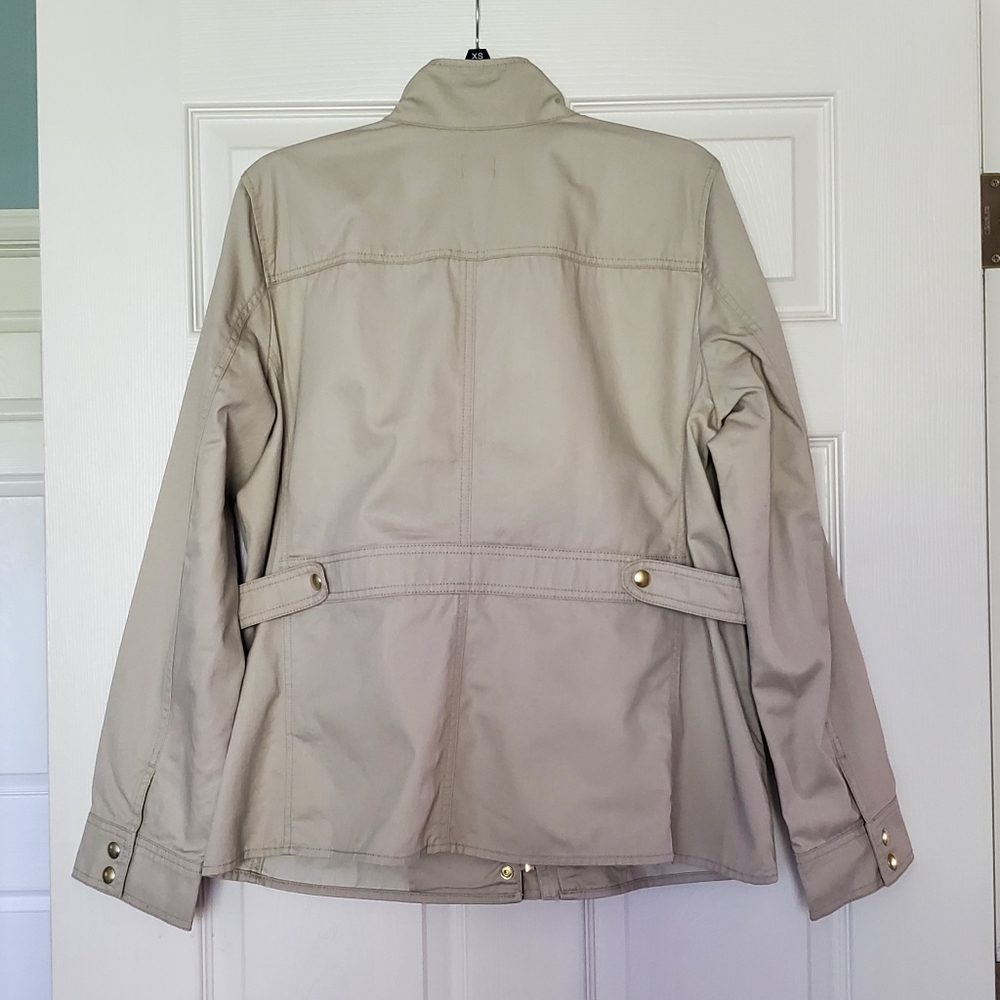 J.Crew Resin-coated Twill Field Jacket, Size S, XL - Picture 3 of 8